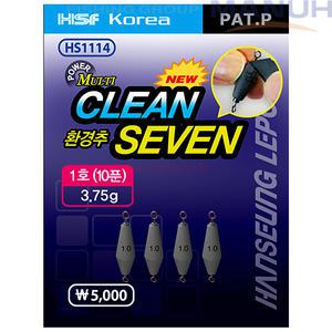 한승 클린세븐 텅스텐 고리추 민물 도래추 회전 환경