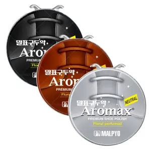 더모아 [말표 아로맥스 구두약 40g] 검정 갈색 투명
