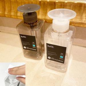 일본 크리아 원터치 펌프 공병 400ml 클렌징 리무버 리필 병 투명 용기
