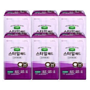 디펜드 스타일 요실금 패드 (여성용) 안심 중용량 18매 x6팩 참숯