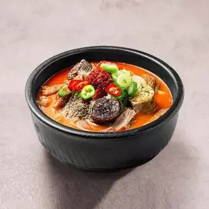 [강창구찹쌀진순대]얼큰한 순대국 500g×6팩