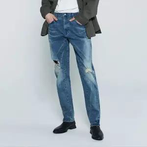 남성 찢청 중청 청바지 데님 팬츠 B235DP202P