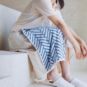 프리미엄 뱀부타올 헤링본솔리드 4P+4P