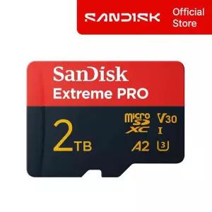 [샌디스크] 익스트림 프로 마이크로 SD 카드 2TB 2테라 QXCD SDXC V30 4K UHD 200MB/s