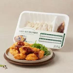 [냉장] 치킨 텐더커틀릿 (닭안심 치킨까스) 500g
