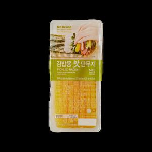 노브랜드 김밥용 맛 단무지 550g 4개 캠핑 요리 밀키트 간편식