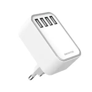 스마텍 HEAD 22.5W 4포트 멀티 충전기/휴대폰/핸드폰/USB/멀티탭/스마트폰/케이블/동시/충전/4구/4port