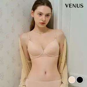 비너스 심플리 인견 크로스 노와이어 브라 A E컵 2컬러 VSETB648)