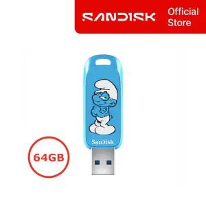 [샌디스크] 공식판매처 Smurf Edition 64G 64기가 USB 메모리 CZIS (SDCZIS-064G-G46)