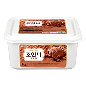 [슈팅냉동] 롯데웰푸드 조안나 초코, 5L, 1개