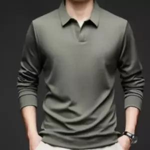 남자 카라티 베이직 정장 오픈카라티 레이어드 긴팔 (WFG3J2I)