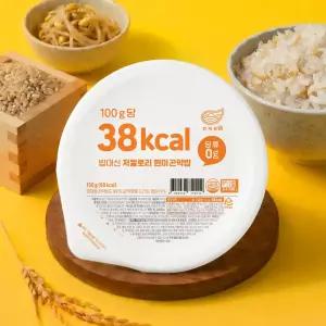 한채원 100g당 38kcal 밥대신 저칼로리 현미 곤약밥 150g 36개 저당 간편식 즉석밥