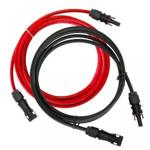 12AWG 20A 태양광패널 PV MC4 연장선 케이블 2M