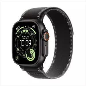 애플워치 울트라 3 셀룰러 49mm 블랙 티타늄 케이스 블랙차콜 트레일 루프 (SM) MF1D4KH/A
