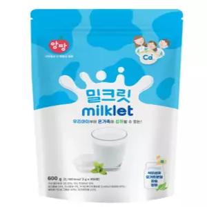 앙팡 밀크릿 우유사탕 600g 1개 /건강간식/어린이인기간식/대용량/학교/학원/선물/개별포장