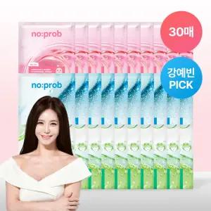 [정상가 135,000원][30매/교차선택/강예빈PICK] 노프랍 하이드로겔 마스크 3종 (수분/광채/모공)