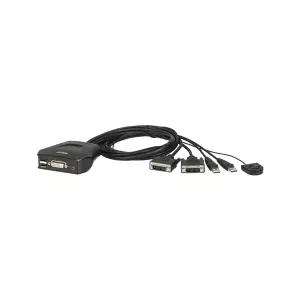 ATEN 2포트 USB DVI KVM 스위치 (CS22D)