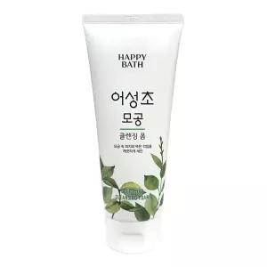 200ml) 해피바스 어성초 모공 클렌징폼/각질/폼클렌징/기초/세안폼/클렌징/제품/남성/노폐물/데일리/세정