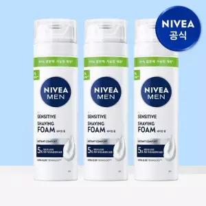 니베아 맨 센서티브 쉐이빙 폼 200ml 3개