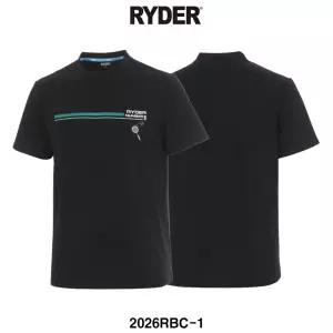 라이더 배드민턴 기획 코튼라이크 반팔 상의 티셔츠 블랙 2026RBC-1 남성 여성 남녀공용