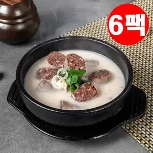병천아우내 천안병천 순대국 6팩세트 780g(고기180g+국600g)*6