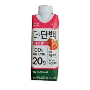 더단백 드링크 딸기 250ml 18개