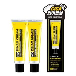 미프 MINAM 화이트닝 남자 톤업 크림 50ml 2개