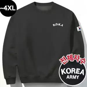 MACCI(마찌) 에어포뮬러 ROKA 코리아 아미 특양면 자수 로카 맨투맨 (정품)