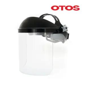 (맨머리형) OTOS 보안면/안전면/눈보호/작업용/페이스쉴드/마스크/투명/얼굴/작업현장/예초기/헬멧/작업