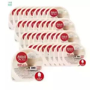햇반 백미 작은공기 130g 36입