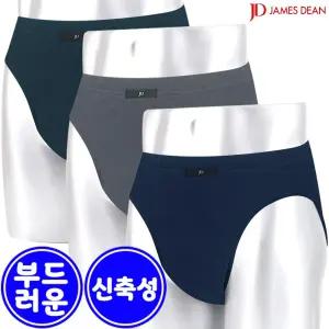 제임스딘 부드럽고 가벼운 면스판 남자 삼각 팬티 3매입 PC0Z