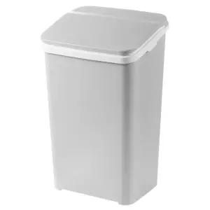 홈 심플 원터치 휴지통 20L 화이트 1개