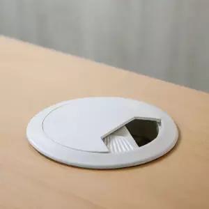 [모두쇼핑]회전형 전선캡 20p 테이블 책상 전선구멍커버 50mm 책상캡 전선홀캡 테이블전선구멍 l