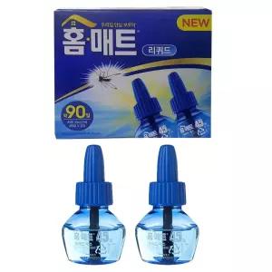 홈매트 모기훈증기 리퀴드용 45일 리필2병/모기/살충제/리퀴드/모기약/전자/리필/모기향/훈증기/액상/액체