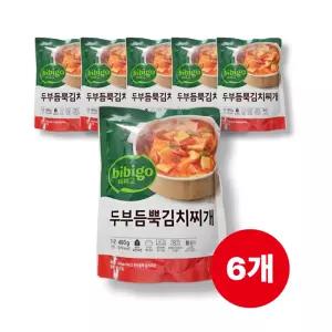 CJ 비비고 두부듬뿍 김치찌개 460g 6개