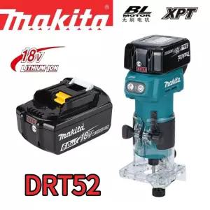 ？？ 마키타 DRT52 무선 목공 트리머 18V 슬롯팅 다기능 전기 목재 밀링 배터리 ？？