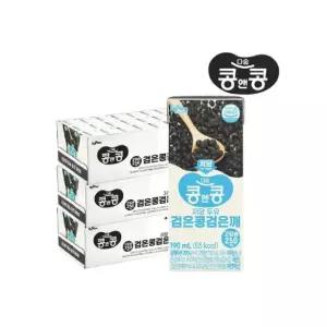 콩앤콩 저당두유 검은콩 검은깨 190ml 72팩 어린이간식