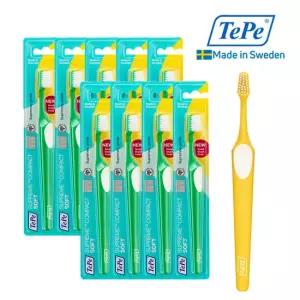 TePe 테페 2단미세모 슈프림 컴팩트 소프트 칫솔 [10개입]
