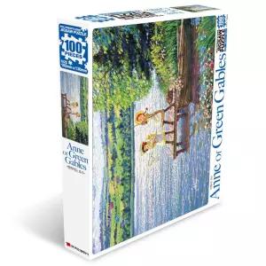 학산문화사 빨강머리앤 글래스 액자 직소퍼즐 100pcs (반짝이는 호수)/조각/맞추기/100퍼즐/성인/직소/퍼즐