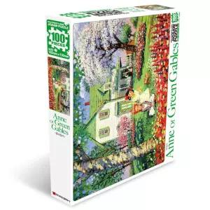빨강머리앤 글래스 액자 직소퍼즐 100pcs (꽃나들이)/예방/직소/퍼즐/아동/세트/인기/캐릭터/100PCS/100P
