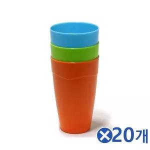 TBZ 플라스틱 파스텔 파티컵 3P-특대x20개 아이스컵 술잔 술잔 얼음컵