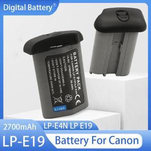 LP-E19 충전식 배터리 Canon-1DX 1DX MarK2 Mark3 MARK4 SLR 카메라 2700mAh 10.8V LP