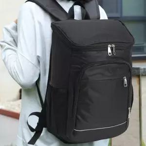 해피쿨 보온보냉 백팩(25L) (블랙+블랙) 백팩형 쿨러백 캠핑 보냉가방