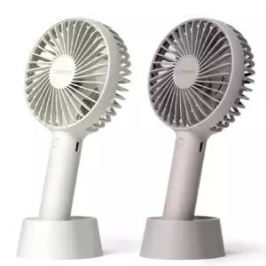 루메나 휴대용 무선 선풍기 FAN PRO 4 2 개입 - 크림화이트 + 핑키시그레이