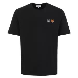 [메종키츠네][국내/당일]26SS OM011CFKJ7025 P190 메종키츠네 더블 폭스 헤드 반팔티