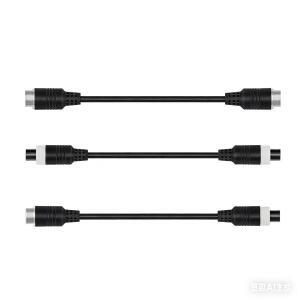 1Pcs M12 4Pin 항공 커넥터 연장 케이블 CCTV 카메라 강화 DVR 용 20CM 남성-남성/여성 GX12 어댑터