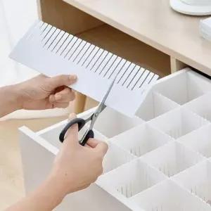 서랍 칸막이 보드 파티션 정리함 속옷 양말 보관 이동식 접이식