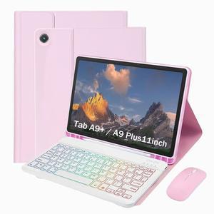 삼성 갤럭시 탭 A9+ /Plus 11 u2019 u2019용 LUIOOXEIM 백라이트 키보드 케이스 (SM-X210 / X216 X218) A11Plus 11