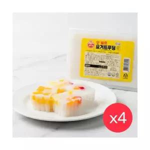 오뚜기 오쉐프 요거트푸딩 1박스 (1kg x 4개입)