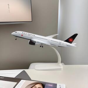 20cm 비행기 모델 장난감 합금  에어 캐나다 항공 B787 다이캐스트 조립 키트 휠  수집호환용